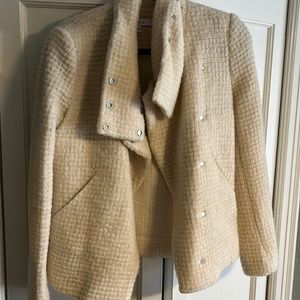 Iro white sweater jacket